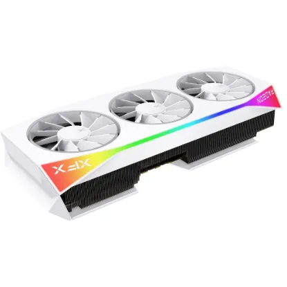 Obrázek VGA XFX Mercury AMD Radeon RX 9070 XT OC 16GB GDDR6, Magnetic Air Edition RGB, White (pošk. obal)