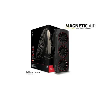 Obrázek VGA XFX Quicksilver AMD Radeon RX 9070 XT 16GB GDDR6, Magnetic Air Edition (pošk. obal)