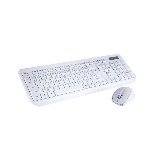 Obrázek C- TECH Klávesnice KBM- 105, drátový combo set s myší, USB, CZ/ SK