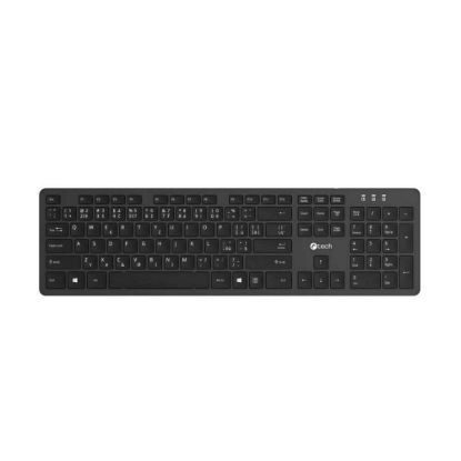 Obrázek C- TECH Klávesnice KB- 115, bezdrátová 2.4Ghz, slim, CZ/ SK