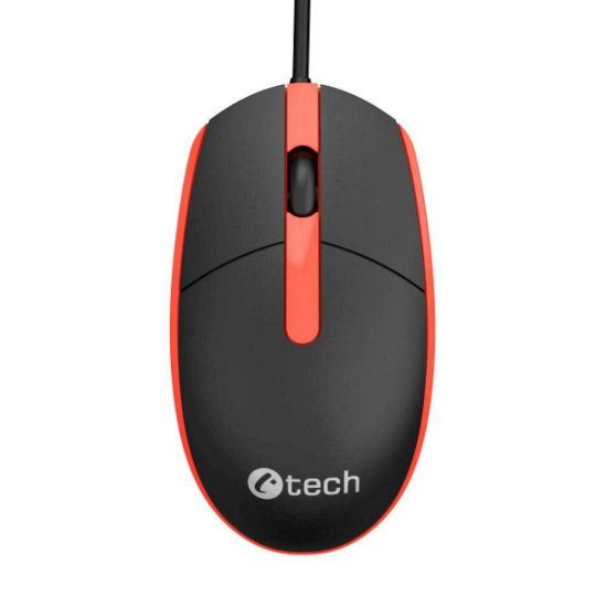 Obrázek C- TECH Myš WM- 10, černo/ červená, USB
