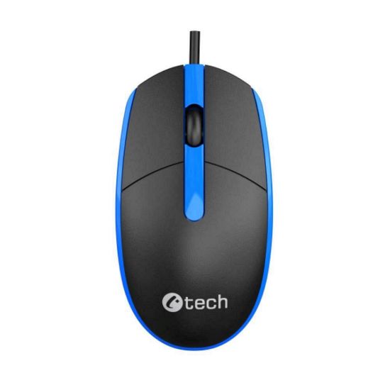 Obrázek C- TECH Myš WM- 10, černo/ modrá, USB