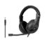 Obrázek C- TECH Sluchátka MHS- 05, 3, 5mm jack, k PC, černá