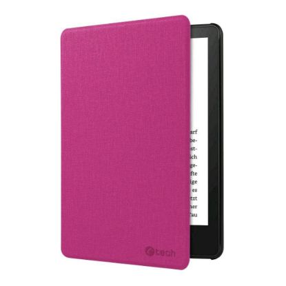 Obrázek C- TECH PROTECT pouzdro pro Amazon Kindle PAPERWHITE 2024/ COLORSOFT, WAKE/ SLEEP funkce, hardcover, růžové