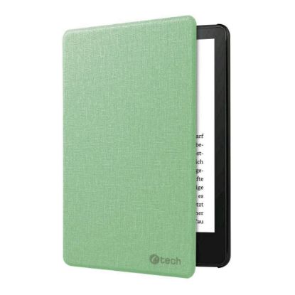 Obrázek C- TECH PROTECT pouzdro pro Amazon Kindle TOUCH 2024, WAKE/ SLEEP funkce, hardcover, matcha