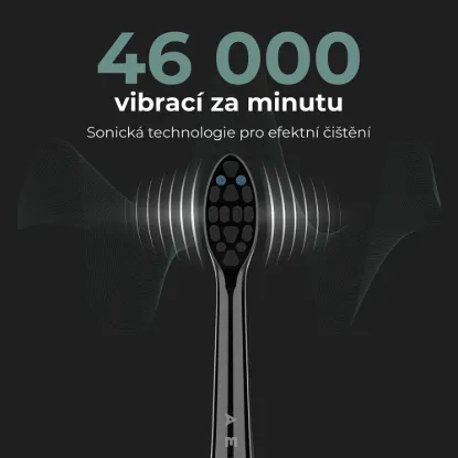 Obrázek AENO Elektrický kartáček DB6 - 46000 RPM, 5 módů, Černá