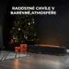 Obrázek AENO FH2S Chytré Topení,konvekce + efekt plamene, 2000W, Černá