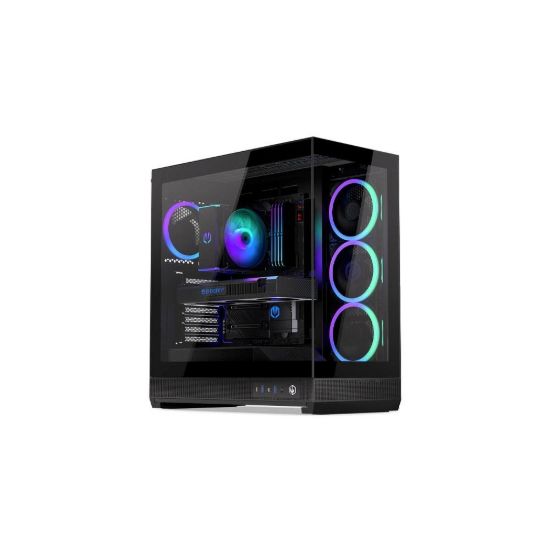 Obrázek Endorfy skříň Fishtank 6000 Corona, Průhledná bočnice, E- ATX, 4x ARGB 120mm, černá