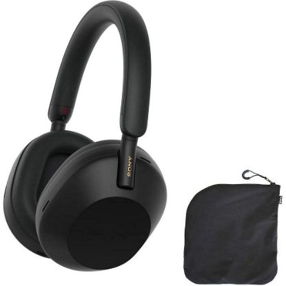 Obrázek Sony bezdrátová sluchátka WH- 1000XM5 Soft case, EU, černá