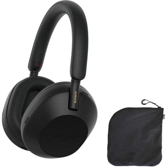 Obrázek Sony bezdrátová sluchátka WH- 1000XM5 Soft case, EU, černá