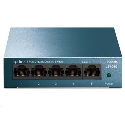Obrázek TP- Link LiteWave switch LS105G v4.0 (P/ N: 1730502293) (5xGbE, fanless)