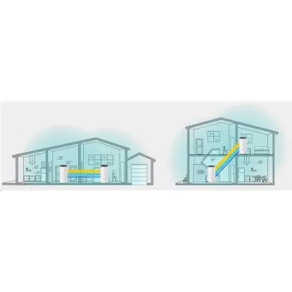 Obrázek TP- Link Deco E4(1- pack) WiFi5 Mesh (AC1200, 2, 4GHz/ 5GHz, 2 x 100Mb/ sLAN/ WAN)