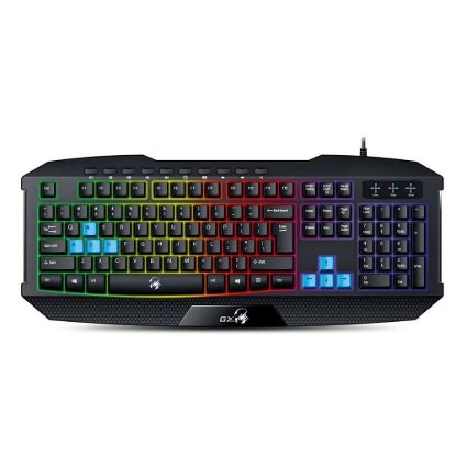 Obrázek GENIUS GX GAMING Scorpion K215/ Herní drátová klávesnice/ podsvícená/ USB/ Copilot/ černá/ CZ+SK layout