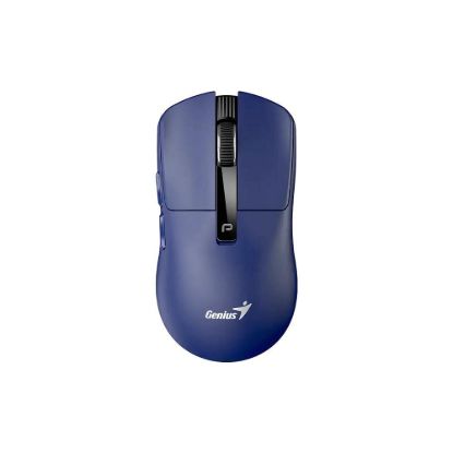 Obrázek GENIUS NX- 8280S BT Lightweight Navy Blue/ 3200 dpi/ bezdrátová/ dualní BT+2, 4GHz/ tichá/ Copilot/ 6tlačítková/ modrá