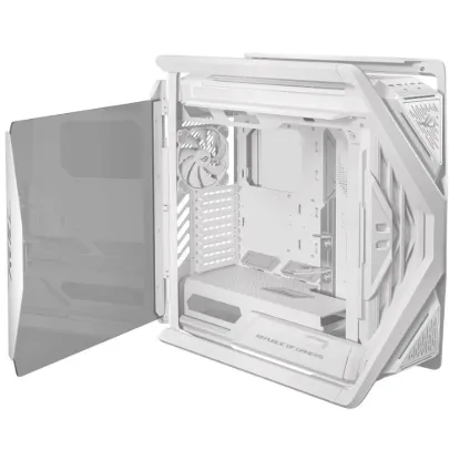 Obrázek ASUS case ROG HYPERION (GR701) WHITE, Big Tower, průhledná bočnice, bílá