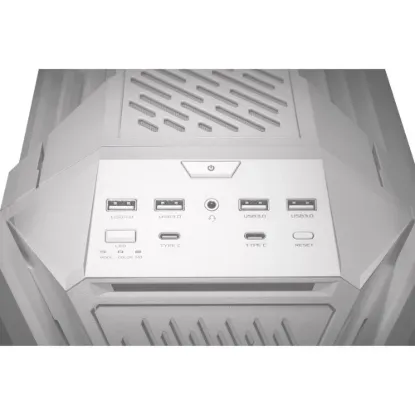 Obrázek ASUS case ROG HYPERION (GR701) WHITE, Big Tower, průhledná bočnice, bílá