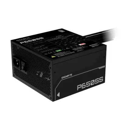 Obrázek GIGABYTE zdroj P650SS, 650 W, 80+ Silver, 120mm, ATX 3.0, černá