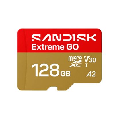 Obrázek SanDisk micro SDXC karta 128 GB Extreme GO (240 MB/ s , UHS- I U3 V30)