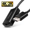 Obrázek AXAGON RVD- HI20N, DisplayPort - > HDMI 2.0b redukce / adaptér, 4K/ 60 Hz