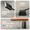 Obrázek AXAGON RVD- HI20N, DisplayPort - > HDMI 2.0b redukce / adaptér, 4K/ 60 Hz