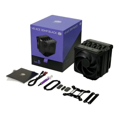 Obrázek Cooler Master chladič V8 ACE 3DHP AMD, 2 x 120mm, AM5, černá