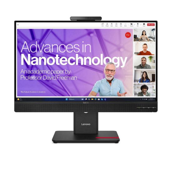 Obrázek LENOVO LCD T24- 4v - 23.8", IPS, 16: 9, 1920 x 1080, 120 Hz, 1500: 1, 4 ms(GtG), VGA, HDMI, DP, USB Hub, cam, Pivot