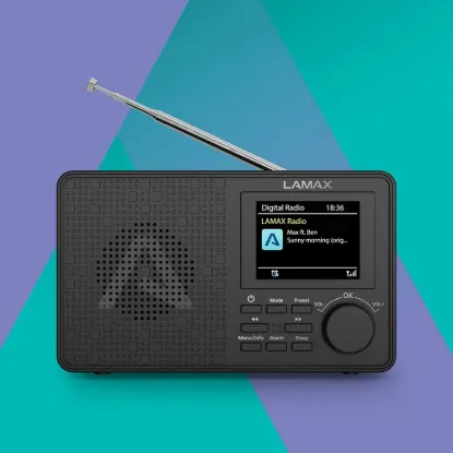 Obrázek LAMAX RadioVox1 DAB - Přenosné DAB+ rádio s FM tunerem a Bluetooth