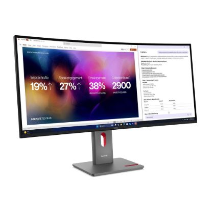 Obrázek LENOVO LCD P40 WD- 40 - 39.7", ECO- IPS, 21: 9, 5120 x 2160, 300cd/ m2, 1000: 1, 4 ms, HDMI, DP, DP out, DC, USB Hub…