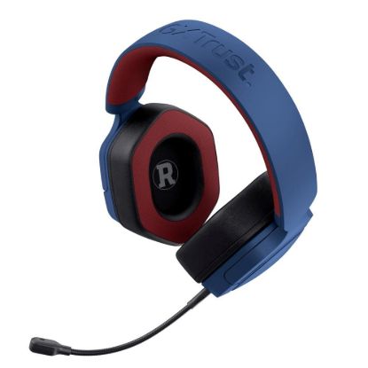Obrázek TRUST sluchátka GXT 492SM CARUS Superman, PS5 Gaming Headset, modrá