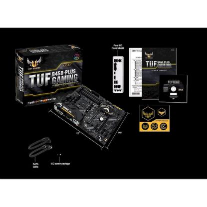 Obrázek ASUS MB Sc AM4 TUF GAMING B450- PLUS II, AMD B450, 4xDDR4, 1xDP, 1xHDMI