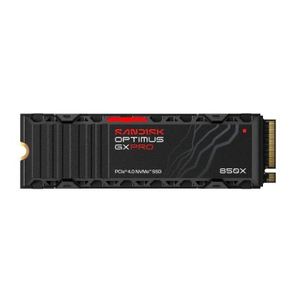 Obrázek SANDISK SSD OPTIMUS GX PRO 850X NVMe 8 TB PCIe, Gen4, (R: 7200, W: 6600MB/ s), chladič