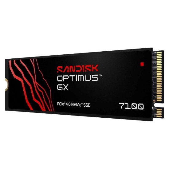 Obrázek SANDISK SSD OPTIMUS GX 7100 NVMe 2 TB PCIe, Gen4, (R: 7250, W: 6900MB/ s)