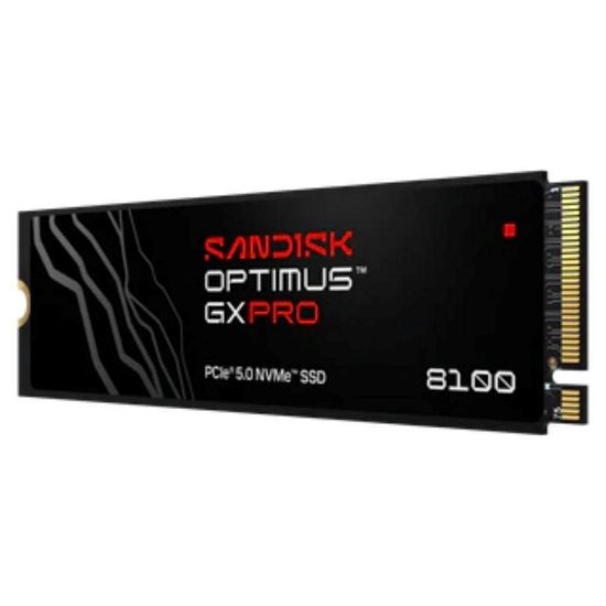 Obrázek SANDISK SSD OPTIMUS GX PRO 8100 NVMe 1 TB PCIe, Gen4, (R: 14900, W: 11000MB/ s), bez chladiče
