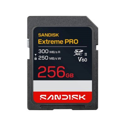 Obrázek SanDisk SDXC karta 256 GB Extreme PRO (R: 300/ W: 250 MB/ s, Class 10, UHS- II, V60)