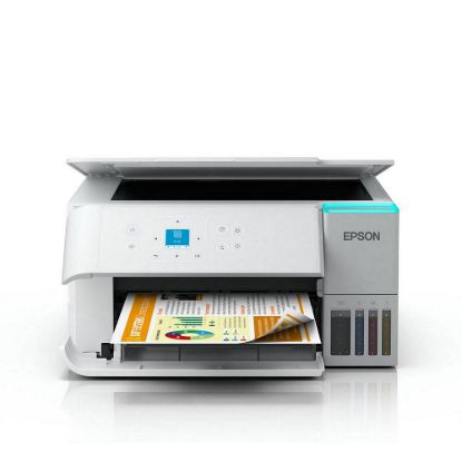 Obrázek EPSON tiskárna ink EcoTank L4366, bílá, 3v1, A4, 4.800 x 1.200 dpi, 33ppm, USB, Wi- Fi, Záruka 5 let po registraci…