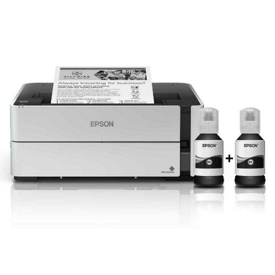 Obrázek EPSON tiskárna ink EcoTank Mono M1170, A4, 1200 x 2400dpi, 39ppm, USB, Duplex, Záruka 5 let po registraci zdarma
