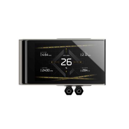 Obrázek DEEPCOOL Vodní chladič LT360 VISION ARGB, 3 x 120mm, ARGB, AM5, LGA1851, černá