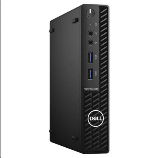 Obrázek Dell Optiplex 3080 Micro - Core i5 10500T 2.3GHz/ 16 GB RAM/ 256 GB SSD PCIe WiFi/ BT/ Intel UHD Graphics/ Win 11 Pro…