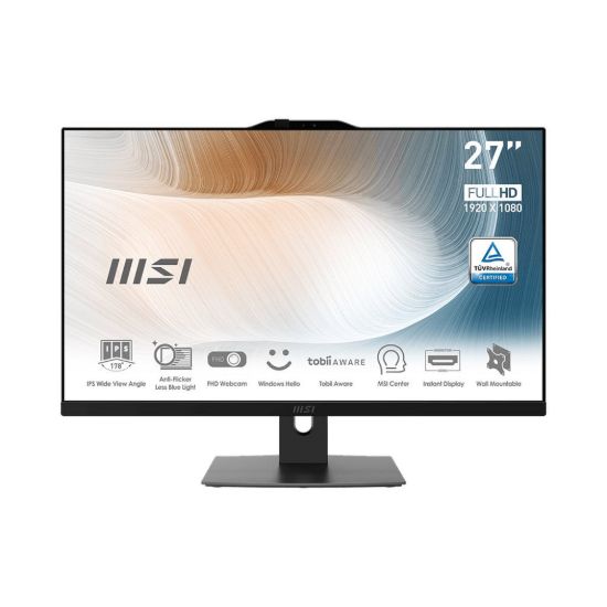 Obrázek MSI AIO Modern AM272P 1M- 1294XEU, Intel Core 5 120U, 27‘‘ FHD, Anti- Glare, 16 GB, 512 GB SSD, N/ A, N/ A, White