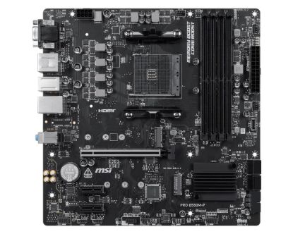 Obrázek MSI MB Sc AM4 PRO B550M- P, AMD B550, 4xDDR4, 1xVGA, 1xHDMI, 1xDP, mATX