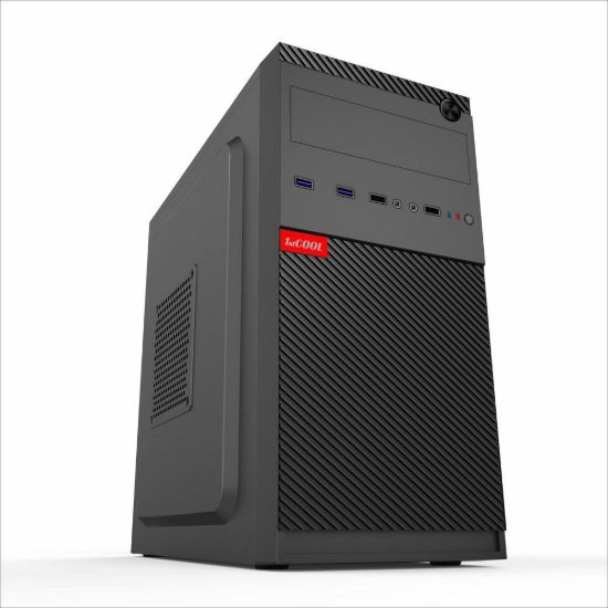 Obrázek BAZAR - 1stCOOL skříň STEP 5, micro tower, AU, USB 3.0, bez zdroje, černá - Po opravě