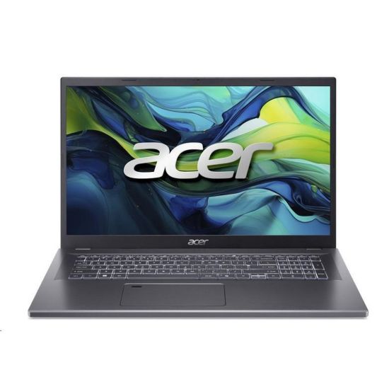 Obrázek BAZAR - ACER NTB Aspire 17 (A17- 51M- 753U), Core 7 150U, 17.3" FHD, 16 GB, 1 TB SSD, Intel Graphics, Linux, Gray…