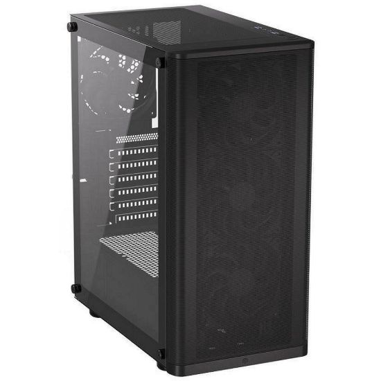 Obrázek BAZAR - Endorfy skříň Ventum 200 Air/ 4 x 120mm PWM fan / 2xUSB / tvrzené sklo / černá - Poškozený obal