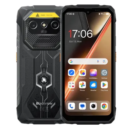 Obrázek BLACKVIEW Rugged ROCK 1 Pro LTE 6.56" BLACK,HD+ 1612x720,8+256GB,G81 Octa-Core 2.0GHz,13MP/16+20MP,BARCODE,NFC,And16