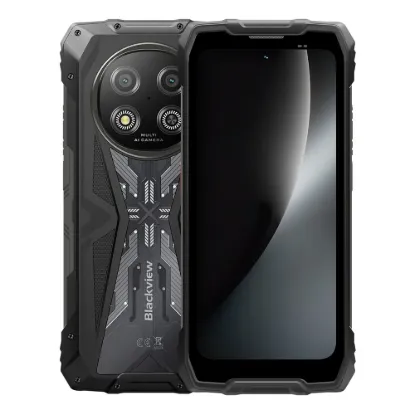 Obrázek BLACKVIEW Rugged ROCK 2 5G 6.67" BLACK,HD+ 1640x720,12+256GB,T8100 Octa-Core 2.2GHz,13MP/16MP,NFC,15000mAh,Android 16