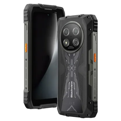 Obrázek BLACKVIEW Rugged ROCK 2 5G 6.67" BLACK,HD+ 1640x720,12+256GB,T8100 Octa-Core 2.2GHz,13MP/16MP,NFC,15000mAh,Android 16