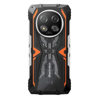 Obrázek BLACKVIEW Rugged ROCK 2 5G 6.67" ORANGE,HD+ 1640x720,12+256GB,T8100 Octa-Core 2.2GHz,13MP/16MP,NFC,15000mAh,Android 16