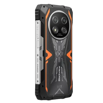 Obrázek BLACKVIEW Rugged ROCK 2 5G 6.67" ORANGE,HD+ 1640x720,12+256GB,T8100 Octa-Core 2.2GHz,13MP/16MP,NFC,15000mAh,Android 16