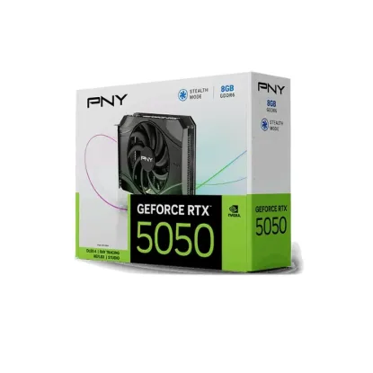 Obrázek PNY VGA Nvidia GeForce RTX 5050 8 GB Single Fan, RTX 5050, 8 GB GDDR6, 3xDP, 1xHDMI