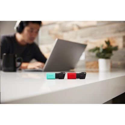 Obrázek Kingston Flash Disk 256 GB USB3.2 Gen 1 DataTraveler Exodia M (Black + Teal)